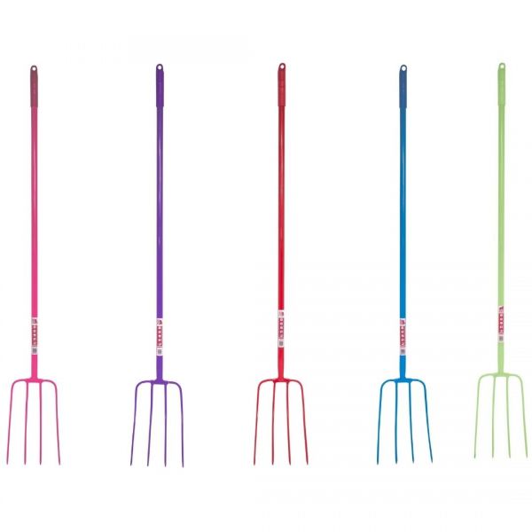 Red Gorilla 4 Prong Manure Rake Durable Stable & Paddock Cleaning Tool-Eclipse Fencing