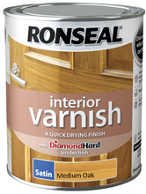 Load image into Gallery viewer, Ronseal Interior Varnish Gloss – Diamond Hard Protection for Your Wood-Eclipse Fencing
