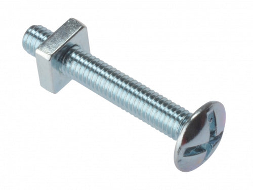 Roofing Bolt ZP – Zinc-Plated Fasteners for Metal & Timber Roofing-Eclipse Fencing