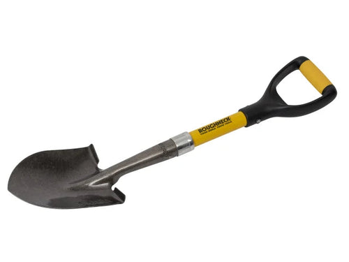 Roughneck Micro Shovel, Round Point – Compact Precision for Gardening and Landscaping-Eclipse Fencing