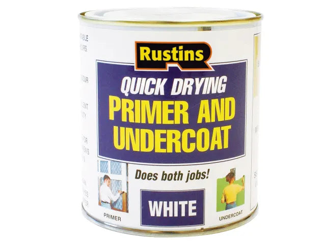 Rustins Quick Dry Primer & Undercoat – Fast-Drying, Multi-Surface Paint Bas-Eclipse Fencing