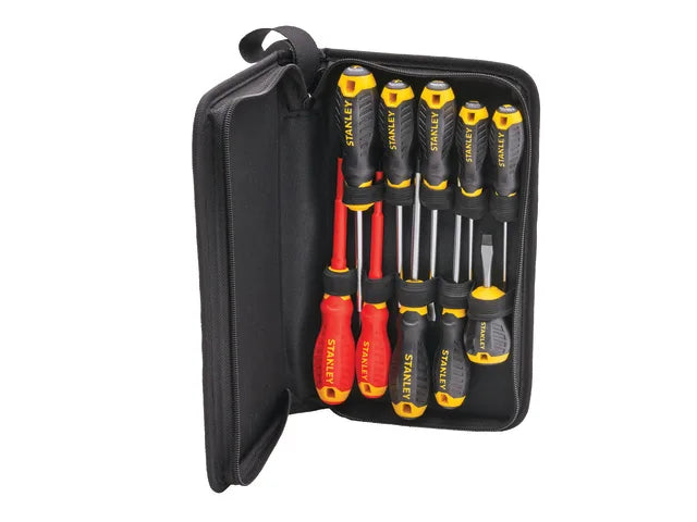 STANLEY 10 Piece Screwdriver Set-Eclipse Fencing