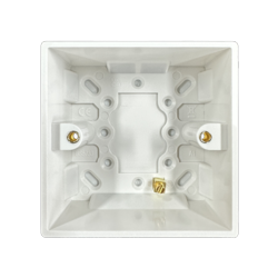 Securlec 1 Gang Pattress Box 35mm – Surface-Mounted Electrical Box for Switches & Sockets-Eclipse Fencing