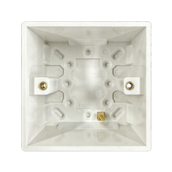 Securlec 1 Gang Pattress Box 47mm – Deep Surface Box for Switches & Sockets-Eclipse Fencing