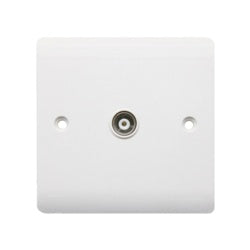 Securlec 1 Gang TV Socket – High-Quality Aerial & Satellite Connection-Eclipse Fencing
