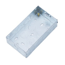 Securlec 2 Gang Metal Box 45mm – Durable Double Switch & Socket Back Box-Eclipse Fencing