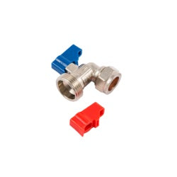 Securplumb CP Angle Wash Machine Tap 15x3/4-Eclipse Fencing