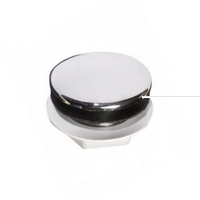 Securplumb Chrome Tap Hole Stopper – Metal Sink & Basin Cover-Eclipse Fencing