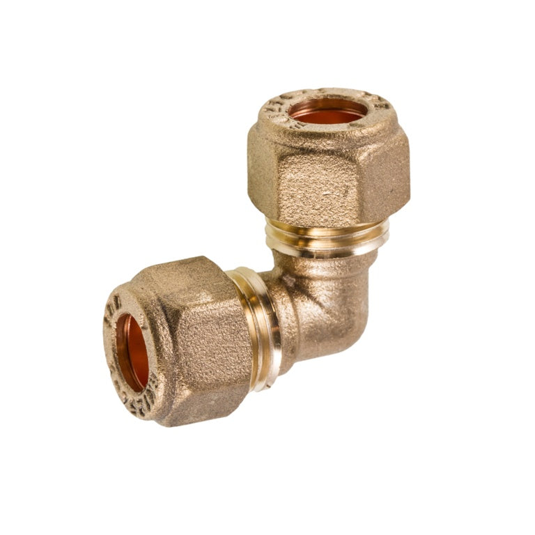 Securplumb Compression Elbow 15mm – Durable 90° Brass Plumbing Fitting-Eclipse Fencing