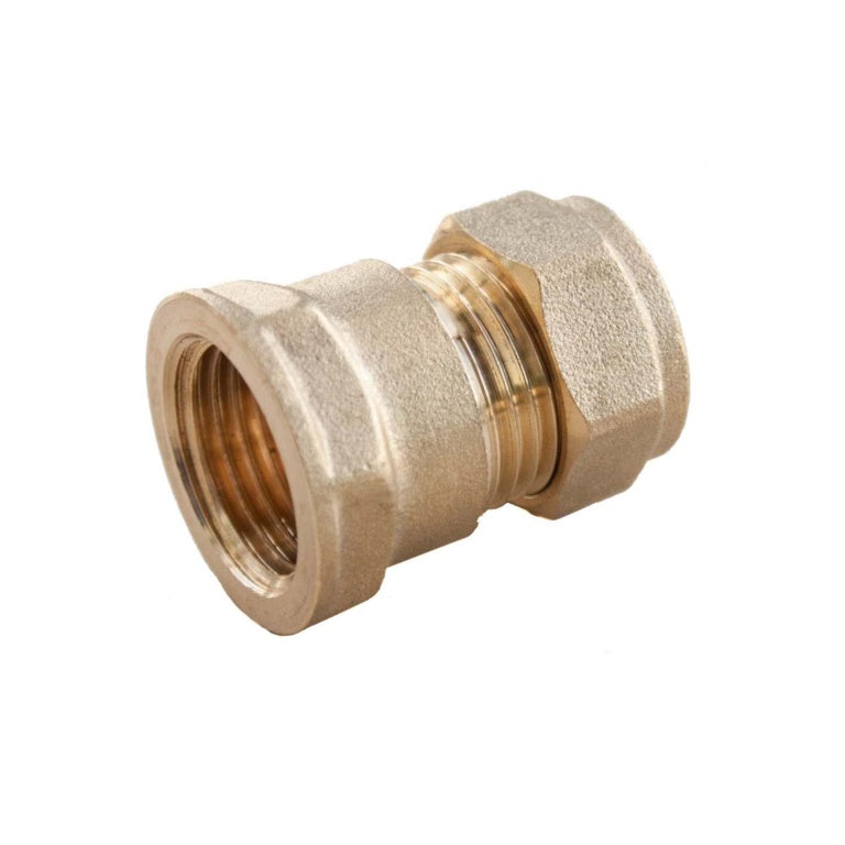 Securplumb Compression Straight Connector Female 15mm x 1/2