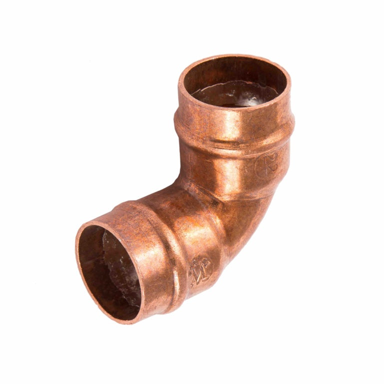 Securplumb Pre-Soldered Elbow 15mm (Pack of 2) – Copper 90° Plumbing Fittings-Eclipse Fencing