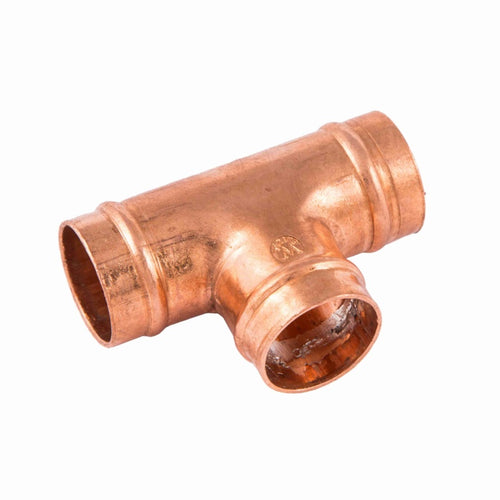 Securplumb Pre-Soldered Equal Tee 15mm (Pack of 2) – Copper Plumbing Fittings-Eclipse Fencing