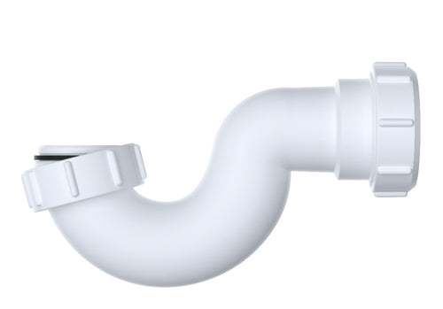 Securplumb Shallow Bath P Trap 40mm – Space-Saving Bath Drain Trap-Eclipse Fencing