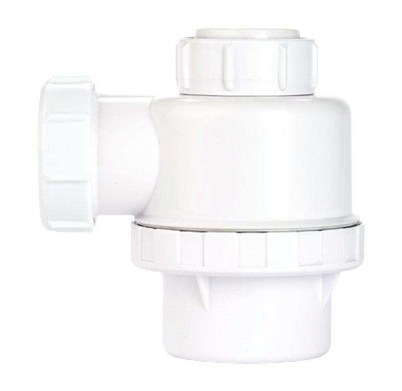 Securplumb Universal Bottle Trap 40mm – Durable, Compact, Leak-Proof-Eclipse Fencing