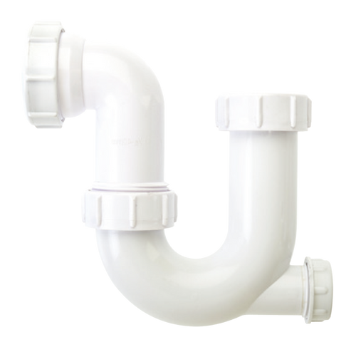 Securplumb Universal P Trap & Cleaning Eye 40mm – Durable Plumbing Drain Trap-Eclipse Fencing