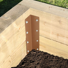Load image into Gallery viewer, SleeperSecure Double Sleeper Corner Support Spike 670mm x 100mm – Heavy-Duty Timber Corner Reinforcement-Eclipse Fencing
