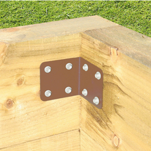 Load image into Gallery viewer, SleeperSecure Internal Sleeper Corner Support Bracket – Strong &amp; Reliable Timber Corner Reinforcement-Eclipse Fencing
