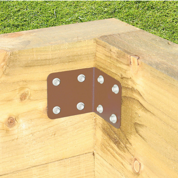 SleeperSecure Internal Sleeper Corner Support Bracket – Strong & Reliable Timber Corner Reinforcement-Eclipse Fencing
