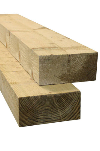 Softwood Sleepers 200mm x 100mm x 2.4m-Eclipse Fencing