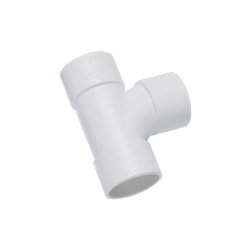 Solvent Weld Swept Tee 92.5° – Durable Three-Way PVC Pipe Connector-Eclipse Fencing