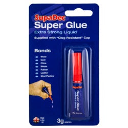 SupaDec Super Glue 3g – Extra Strong, Fast-Drying Adhesive-Eclipse Fencing