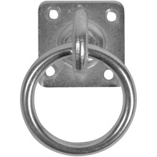 Load image into Gallery viewer, Swivel Tie Ring on Plate &quot; Pack Of 2 &quot;-Eclipse Fencing
