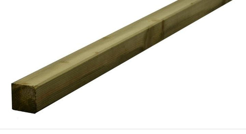 Timber Tanalised 47mm x 47mm (2x2) C16 – Pressure-Treated Green Softwood-Eclipse Fencing