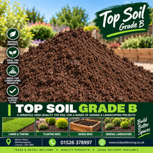 Load image into Gallery viewer, Top Soil Bulk Bags – Premium Garden Soil for Turf, Beds &amp; Landscaping-Eclipse Fencing
