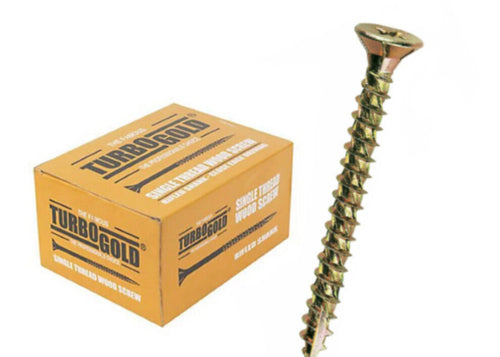 TurboGold Screws – Professional High-Performance Screws for Wood & Light Metalwork-Eclipse Fencing