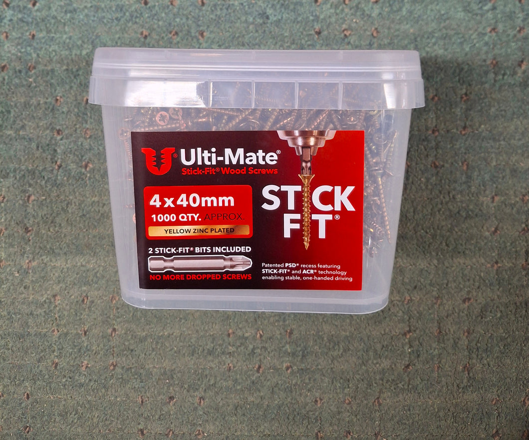 Ulti-Mate Wood Screws – Versatile Fasteners for Hardwood, Softwood & Engineered Timber-Eclipse Fencing