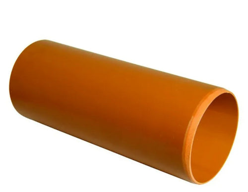 Underground Pipe 3m P/E 110mm – Durable Polyethylene Drainage Solution-Eclipse Fencing