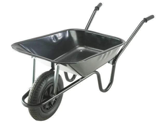 Walsall Heavy-Duty Contractor Wheelbarrow – 85L Professional Builder’s Barrow-Eclipse Fencing