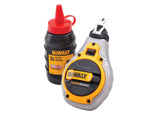 XMS 30m (100ft) Chalk Line & Blue Chalk Set by DeWalt – Durable, High-Visibility Precision Tool-Eclipse Fencing