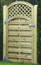 Load image into Gallery viewer, Arched Lattice Top Gate 180cm x 90cm – Stylish &amp; Durable Garden Gate-Eclipse Fencing
