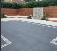 Load image into Gallery viewer, Ardesia Grey Porcelain Paving Slabs 600mm x 600mm x 20mm – Modern Patio &amp; Driveway Tiles-Eclipse Fencing
