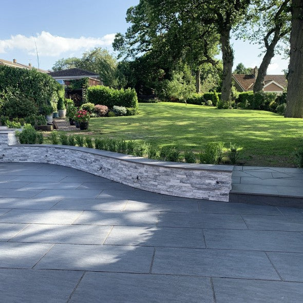 Ardesia Grey Porcelain Paving Slabs 900mm x 450mm x 20mm – Modern Patios & Driveways-Eclipse Fencing