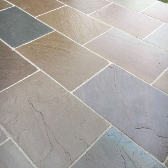 Autumn Blend Calibrated 22mm x 900mm x 600mm Patio Stone – Premium Natural Stone Paving-Eclipse Fencing