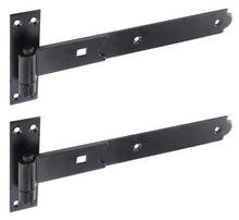 Load image into Gallery viewer, Band &amp; Hook Hinges Straight 450mm – Durable Gate Hinges for Smooth Operation.-Eclipse Fencing
