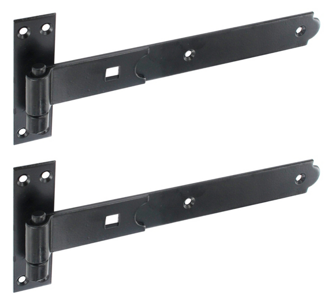Bank & Hook Hinges Straight 600mm Includes Fixings-Eclipse Fencing