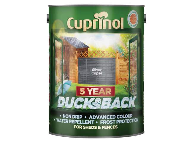 Cuprinol Ducks Back 5 Litre – Premium Water-Based Wood Treatment for Fences, Sheds, and Garden Furniture-Eclipse Fencing