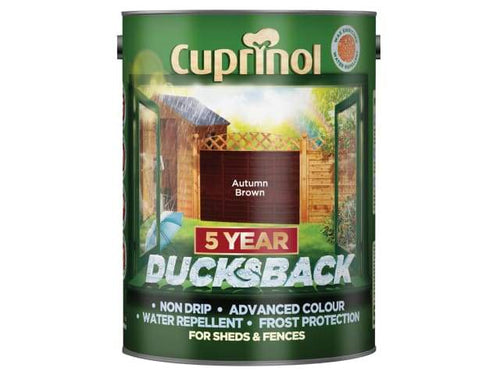 Cuprinol Ducks Back 5 Litre – Premium Water-Based Wood Treatment for Fences, Sheds, and Garden Furniture-Eclipse Fencing