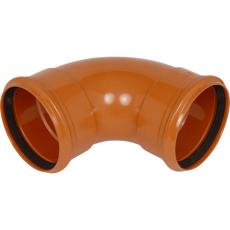 Double Socket Bend 87.5° 110mm – Durable Drainage Pipe Connector-Eclipse Fencing