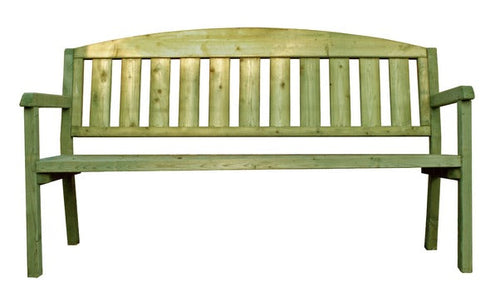 Durable 3-Seater Garden Bench – Pressure-Treated Softwood Outdoor Seating-Eclipse Fencing