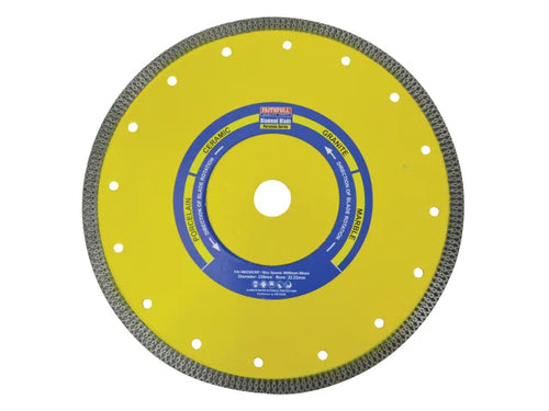 Faithfull Porcelain Series Diamond Blade – Precision Cutting for Tiles, Porcelain, Granite & Marble-Eclipse Fencing