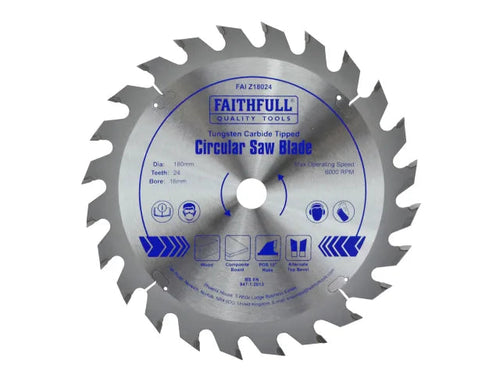 Faithfull Professional TCT Circular Saw Blade – Precision Cutting for Tough Mineral Surfaces-Eclipse Fencing