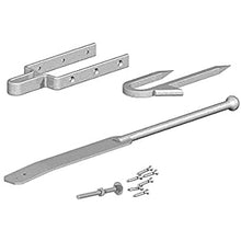 Load image into Gallery viewer, Galvanised Field Gate Spring Fastener Set – Durable and Secure Gate Hardware-Eclipse Fencing
