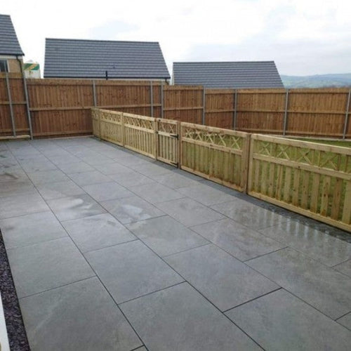 Graphite Grey Porcelain 600mm x 900mm x 20mm – Large Outdoor Paving Slabs-Eclipse Fencing