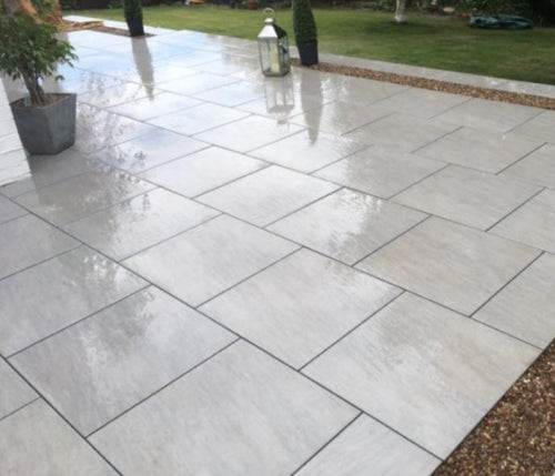 Grigio Grey Porcelain 600mm x 600mm x 20mm – Durable Outdoor Paving-Eclipse Fencing