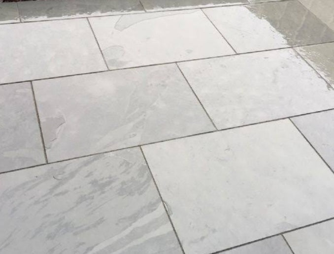 Kandla Grey 900mm x 600mm Calibrated 22mm Natural Stone Patio Slabs – Elegant Outdoor Paving-Eclipse Fencing