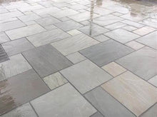 Load image into Gallery viewer, Kandla Grey Patio Pack Calibrated 22mm – Premium Natural Stone Paving-Eclipse Fencing
